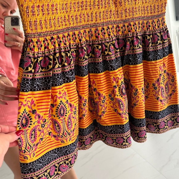 J Crew smocked sunny skirt - Picture 5 of 6